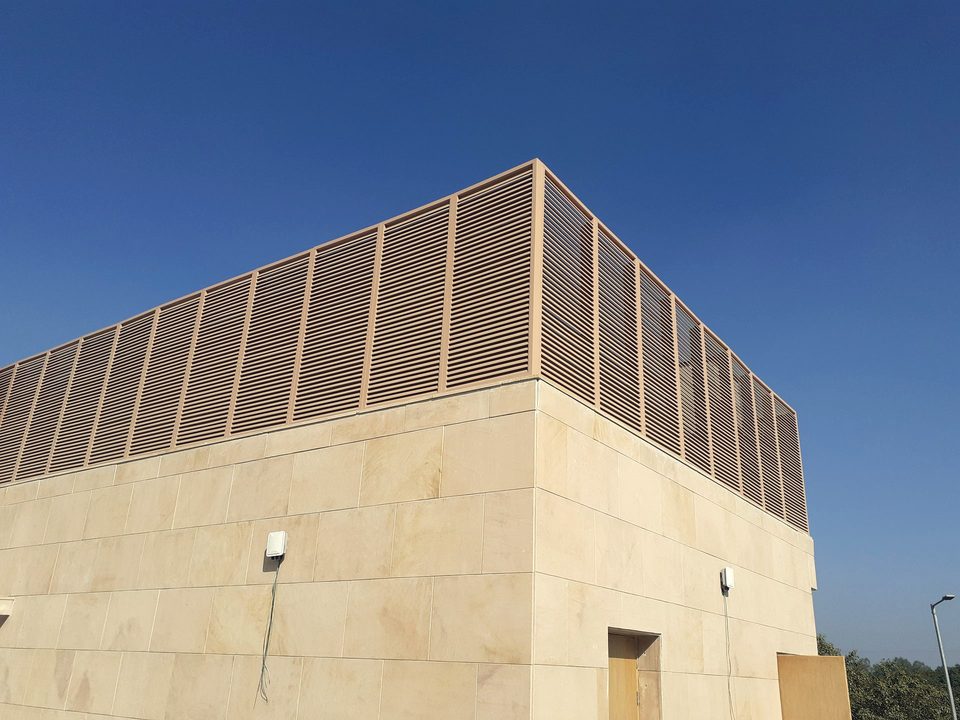 Aluminium Windows & Louvers work by Atom Structures