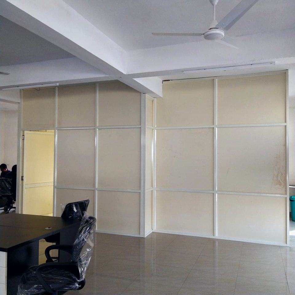 Glass Partitions work by Atom Structures